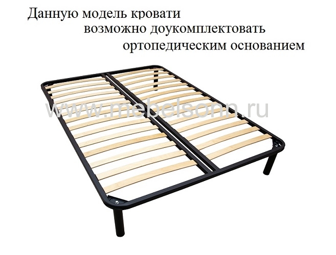 Кровать Molinao по цене 11870 рублей - Полутороспальные кровати в интернет магазине 'Мебель и Сон'