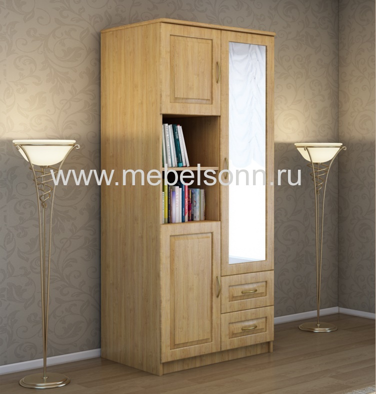 Шкаф "Витязь-246" по цене 30670 рублей - Шкафы из массива в интернет магазине 'Мебель и Сон'