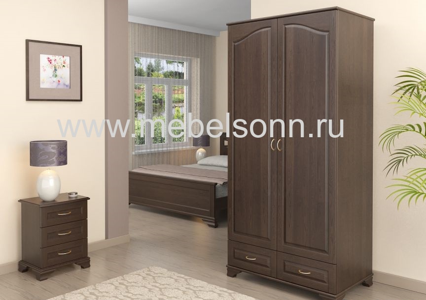 Шкаф "Витязь-113" по цене 30230 рублей - Шкафы из массива в интернет магазине 'Мебель и Сон'