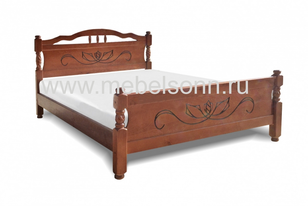 Кровать Amelia по цене 13470 рублей - Односпальные кровати в интернет магазине 'Мебель и Сон'
