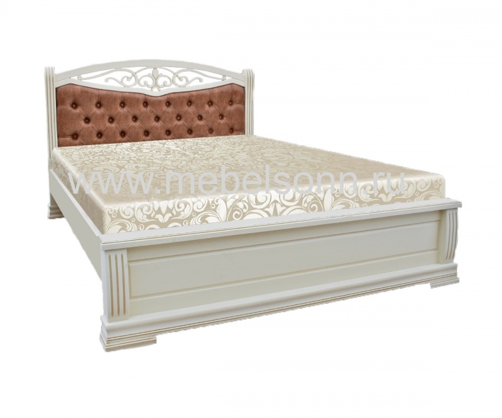 Кровать Venezia по цене 18768 рублей - Односпальные кровати в интернет магазине 'Мебель и Сон'
