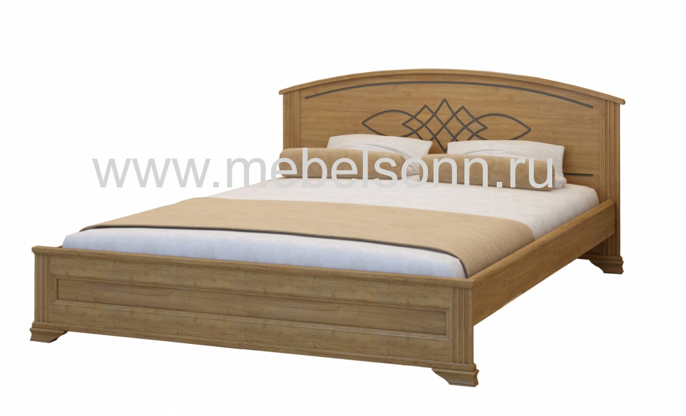 Кровать Meletti по цене 13350 рублей - Полутороспальные кровати в интернет магазине 'Мебель и Сон'