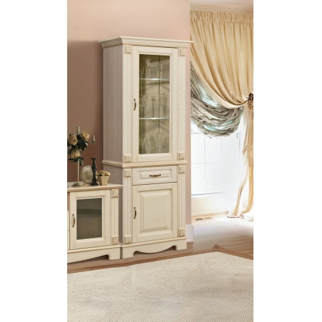 Шкаф комбинированный Венето-01 по цене 33140 рублей - Коллекция Венето в интернет магазине 'Мебель и Сон'