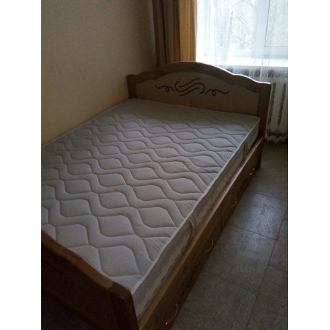 Кровать классический орех 2 с матрасом по цене  рублей - Фото от клиентов в интернет магазине 'Мебель и Сон'