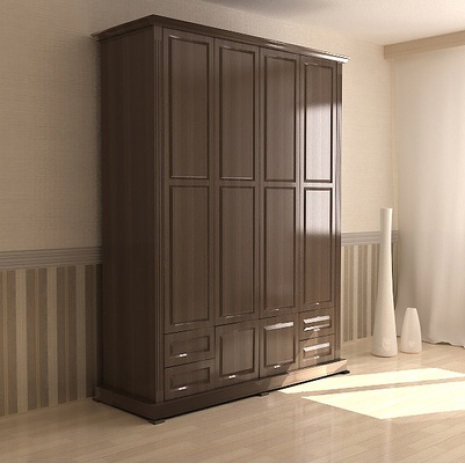 Шкаф "Марьино 4.2" по цене 81400 рублей - Шкафы из массива в интернет магазине 'Мебель и Сон'
