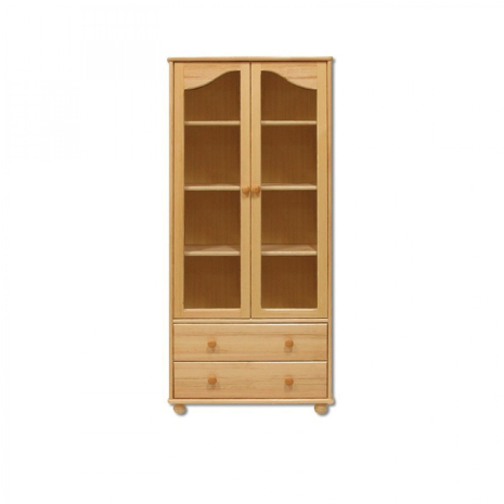 Шкаф книжный КВ107 по цене 26550 рублей - Шкафы из массива в интернет магазине 'Мебель и Сон'