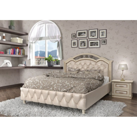 КРОВАТЬ "ЛАУРА 110" по цене 32032 рублей - Односпальные кровати в интернет магазине 'Мебель и Сон'