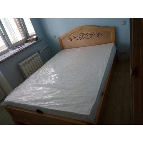 Кровать старый орех 1 с матрасом по цене  рублей - Фото от клиентов в интернет магазине 'Мебель и Сон'