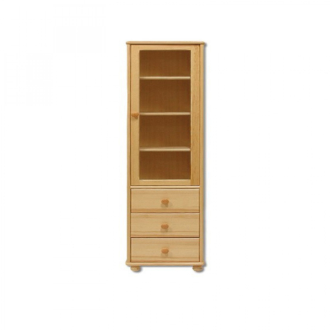 Шкаф книжный КВ 101 по цене 25000 рублей - Шкафы из массива в интернет магазине 'Мебель и Сон'