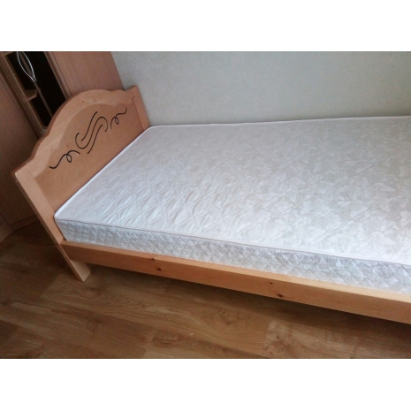 Кровать старый орех 1 с рисунком по цене  рублей - Фото от клиентов в интернет магазине 'Мебель и Сон'
