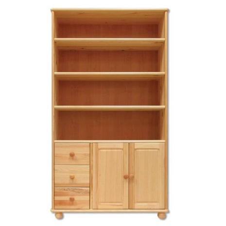 Шкаф книжный КВ108 по цене 29755 рублей - Шкафы из массива в интернет магазине 'Мебель и Сон'