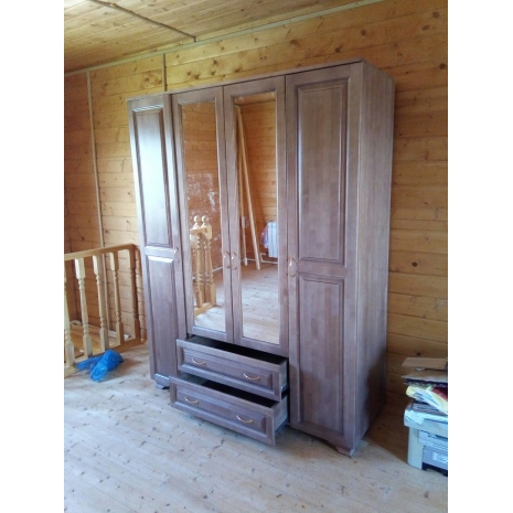 Шкаф витязь 119 венге 1-2 по цене  рублей - Фото от клиентов в интернет магазине 'Мебель и Сон'
