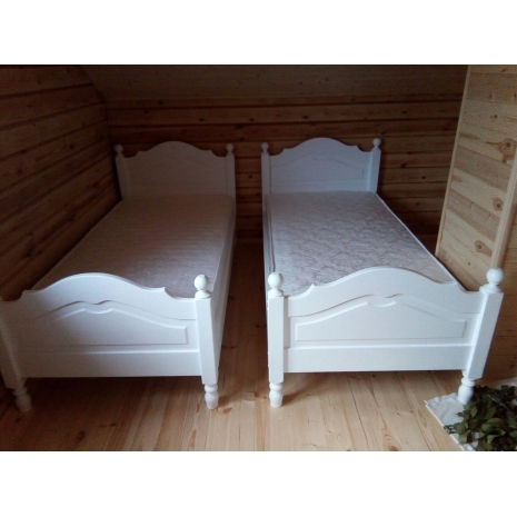 Кровать 2 шт цвет белый по цене  рублей - Фото от клиентов в интернет магазине 'Мебель и Сон'