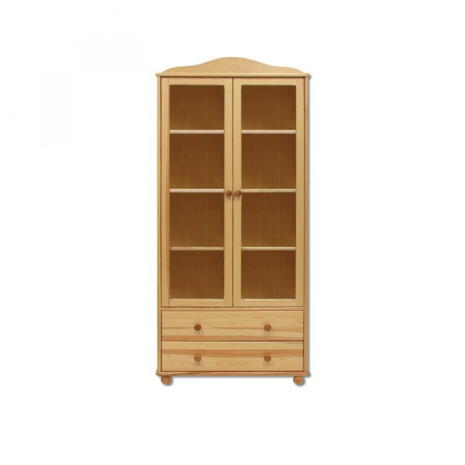Шкаф книжный КВ105 по цене 30120 рублей - Шкафы из массива в интернет магазине 'Мебель и Сон'