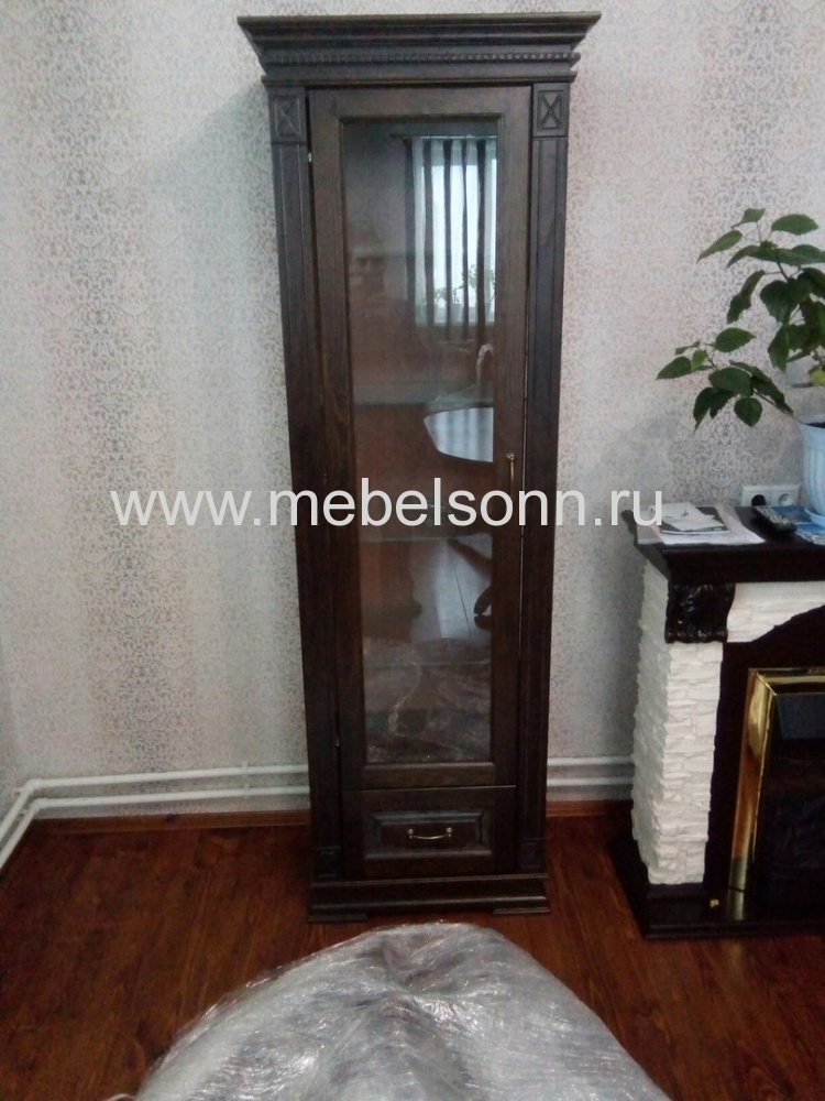 Шкаф верди книжный 308 венге 3 по цене  рублей - Фото от клиентов в интернет магазине 'Мебель и Сон'