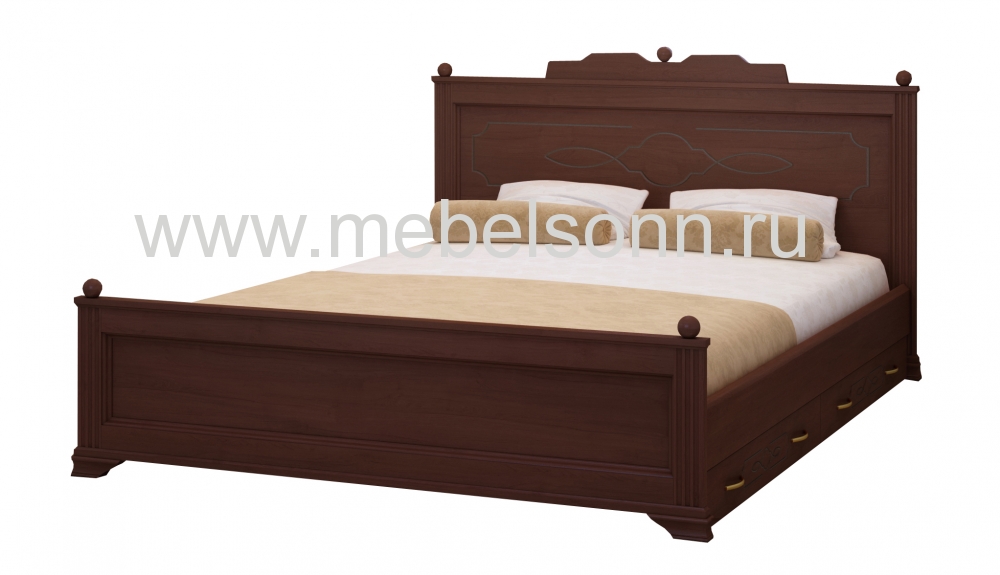 Кровать Molinasso по цене 11571 рублей - Полутороспальные кровати в интернет магазине 'Мебель и Сон'