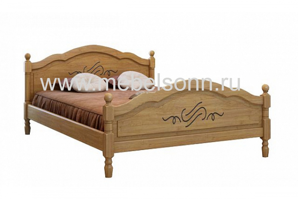 Кровать Barletta по цене 11448 рублей - Полутороспальные кровати в интернет магазине 'Мебель и Сон'
