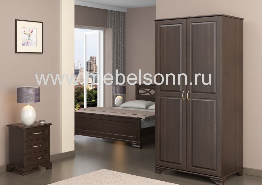 Шкаф Витязь-104" по цене 26449 рублей - Шкафы из массива в интернет магазине 'Мебель и Сон'