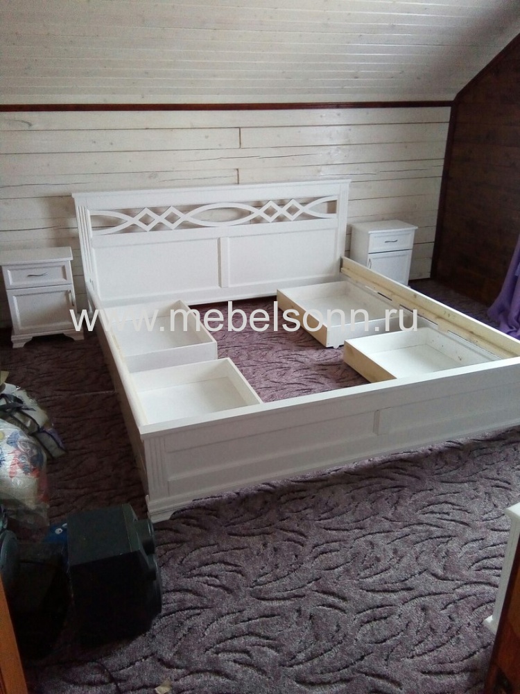 Кровать Лира цвет белый по цене  рублей - Фото от клиентов в интернет магазине 'Мебель и Сон'