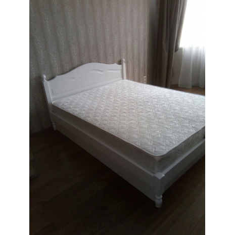 Кровать  цвет белый двуспальная по цене  рублей - Фото от клиентов в интернет магазине 'Мебель и Сон'