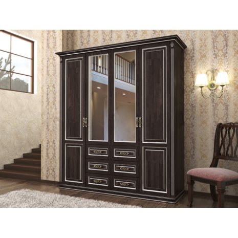 Шкаф Лирона 4 по цене 70250 рублей - Коллекция Лирона в интернет магазине 'Мебель и Сон'