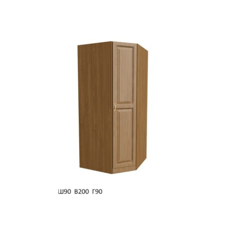 Шкаф ЭКО угловой по цене 36780 рублей - Шкафы из массива в интернет магазине 'Мебель и Сон'