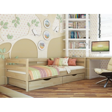 Детская  Кровать Любава по цене 12830 рублей - Детские кровати в интернет магазине 'Мебель и Сон'