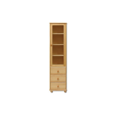Шкаф книжный КВ102 по цене 21110 рублей - Шкафы из массива в интернет магазине 'Мебель и Сон'