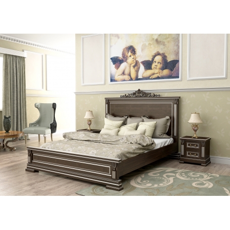 Кровать Italiya-model-2 по цене 36515 рублей - Коллекция Лирона в интернет магазине 'Мебель и Сон'