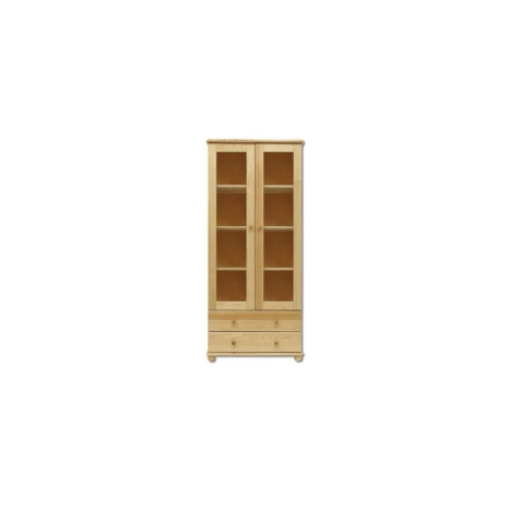 Шкаф книжный КВ103 по цене 22730 рублей - Шкафы из массива в интернет магазине 'Мебель и Сон'