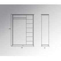 Современные шкафы: Шкаф Дания 30 цена 60385 рублей.