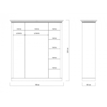 Четырёхстворчатые : Шкаф Лирона 4.4 цена 101997 рублей.