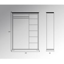 Мебель Вивальди: ШКАФ "ВИВАЛЬДИ 31" цена 64281 рублей.