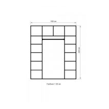 Четырёхстворчатые : ШКАФ БАЛИ 4 цена 83034 рублей.