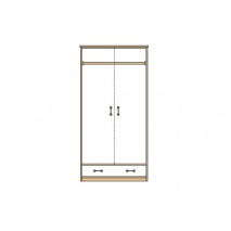 Шкафы из массива: Шкаф ЭКО-21 цена 31280 рублей.