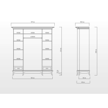 Мебель Стюард: ШКАФ 4 "СТЮАРД" цена 133287 рублей.