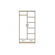 Двухстворчатые: Шкаф ЭКО-8 цена 35200 рублей.