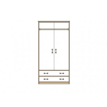 Двухстворчатые: Шкаф ЭКО-12 цена 35100 рублей.