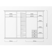 Коллекция Лирона: Шкаф 6 Лирона угловой 10 цена 179308 рублей.
