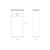 Мебель Милан: ШКАФ МИЛАН 300 цена 68649 рублей.