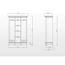 Мебель Стюард: ШКАФ 3 "СТЮАРД" цена 120246 рублей.