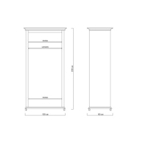 Современные шкафы: ШКАФ "МАЛЬТА 200" (2 ПОЛКИ И ШТАНГА) цена 52321 рублей.